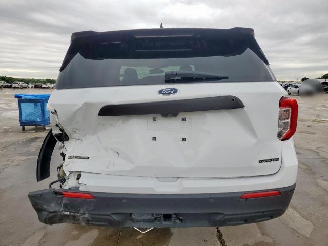 1FM5K8AB9PGA05533 - 2023 FORD EXPLORER POLICE INTERCEPTOR თეთრი ფოტო 6