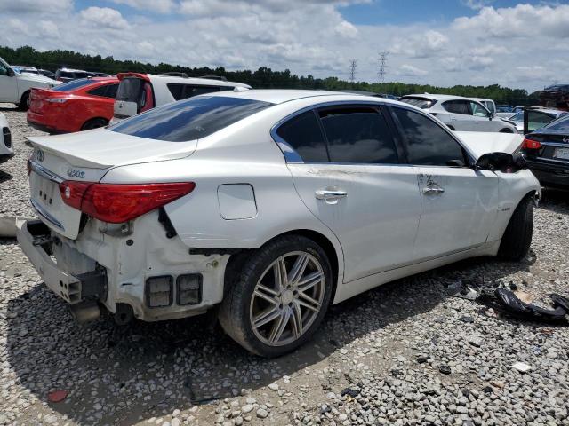 JN1AV7AP3FM790585 - 2015 INFINITI Q50 HYBRID PREMIUM WHITE photo 3