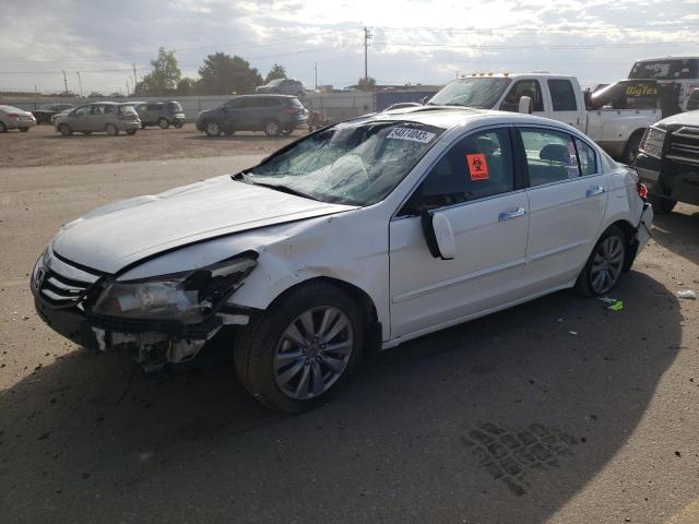 1HGCP3F86BA026852 - 2011 HONDA ACCORD EXL WHITE photo 1