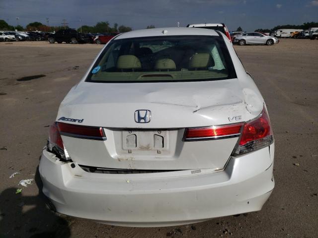 1HGCP3F86BA026852 - 2011 HONDA ACCORD EXL WHITE photo 6