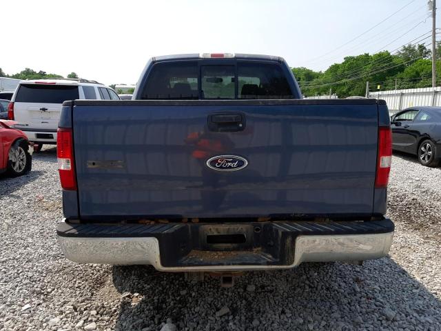 1FTPW14585KE20254 - 2005 FORD F150 SUPERCREW BLUE photo 6