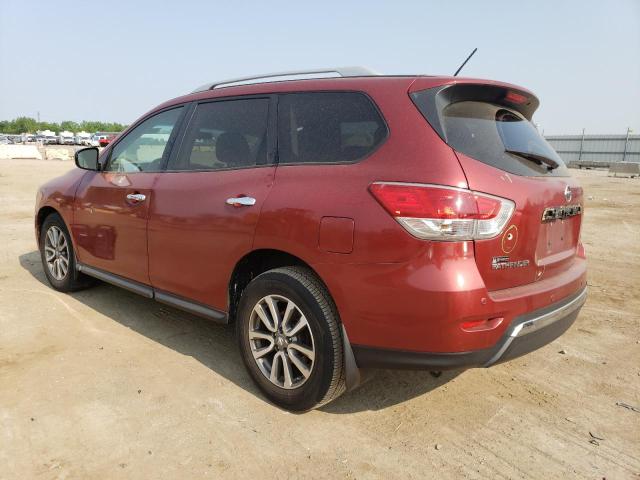 5N1AR2MM1EC607920 - 2014 NISSAN PATHFINDER S RED photo 2