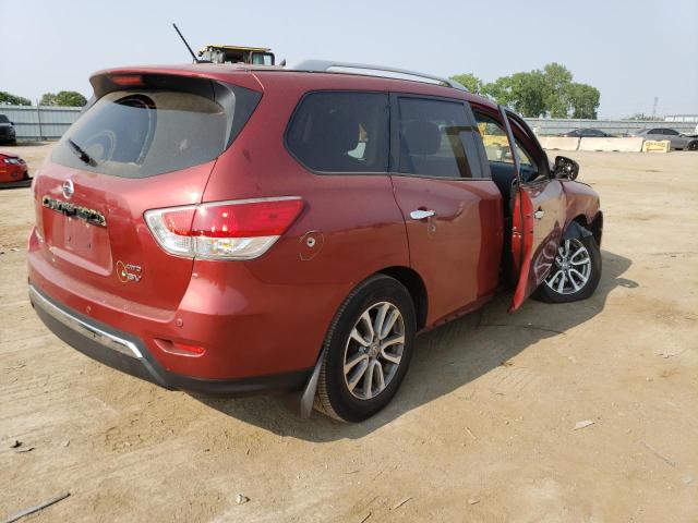 5N1AR2MM1EC607920 - 2014 NISSAN PATHFINDER S RED photo 3