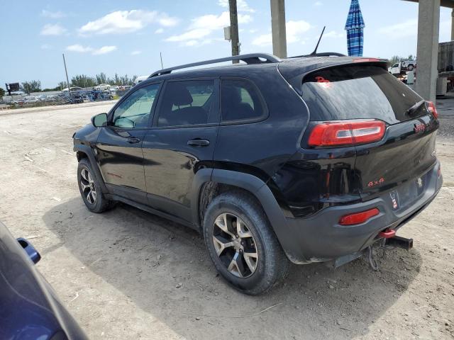 1C4PJMBS3EW277019 - 2014 JEEP CHEROKEE TRAILHAWK BLACK photo 2