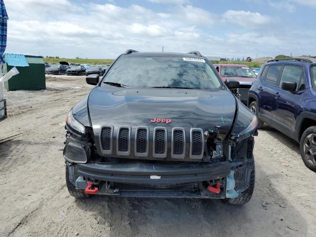 1C4PJMBS3EW277019 - 2014 JEEP CHEROKEE TRAILHAWK BLACK photo 5