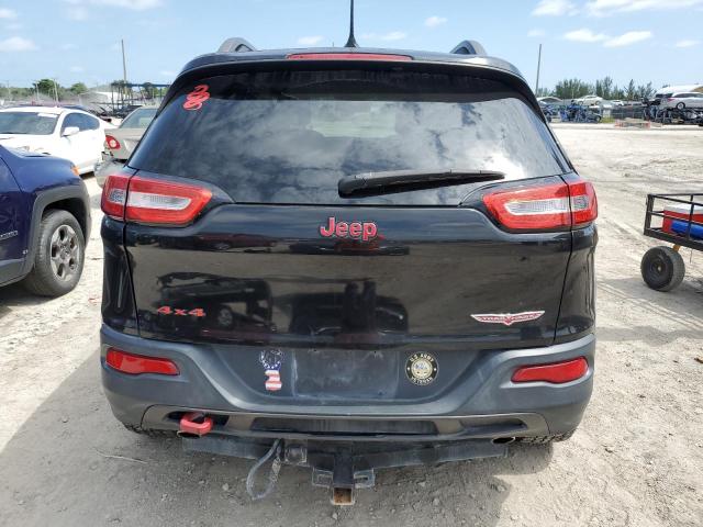 1C4PJMBS3EW277019 - 2014 JEEP CHEROKEE TRAILHAWK BLACK photo 6