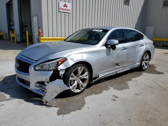 JN1BY1PP6GM630153 - 2016 INFINITI Q70L 3.7 SILVER photo 1