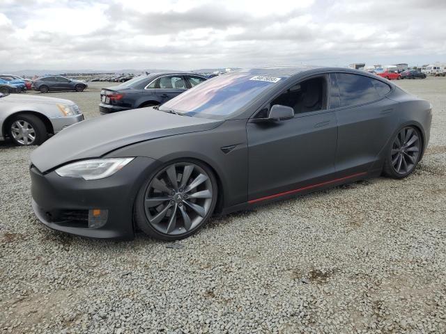 5YJSA1E22HF192735 - 2017 TESLA MODEL S BLACK photo 1
