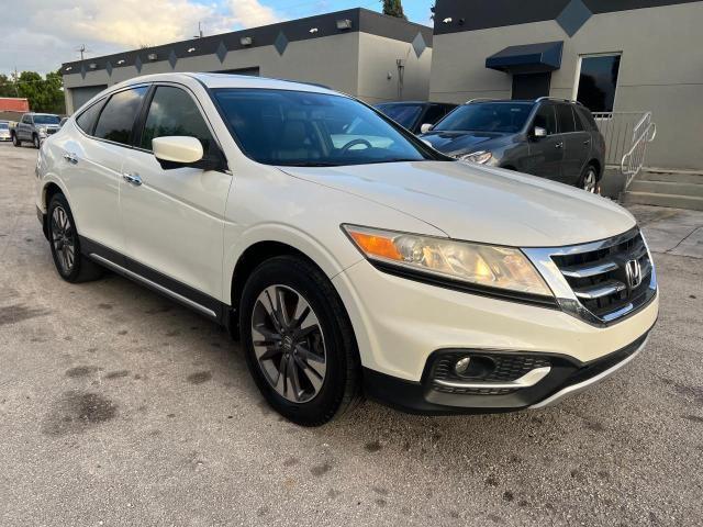 5J6TF1H57FL001519 - 2015 HONDA CROSSTOUR EXL WHITE photo 4