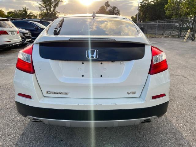 5J6TF1H57FL001519 - 2015 HONDA CROSSTOUR EXL WHITE photo 6