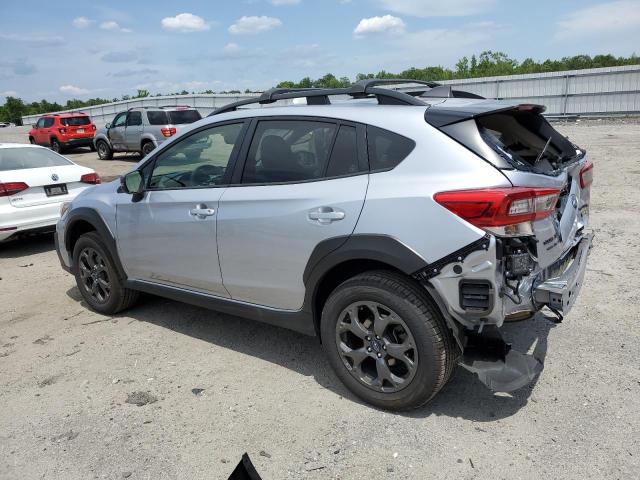 JF2GTHSC6PH249170 - 2023 SUBARU CROSSTREK SPORT SILVER photo 2