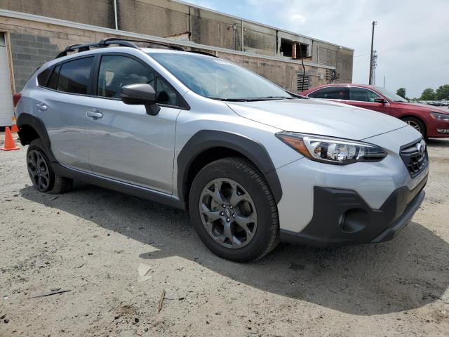 JF2GTHSC6PH249170 - 2023 SUBARU CROSSTREK SPORT SILVER photo 4