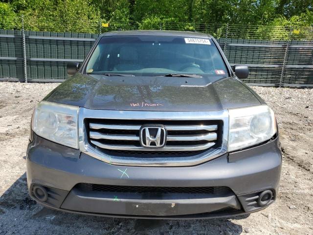 5FNYF4H20CB022472 - 2012 HONDA PILOT LX CHARCOAL photo 5