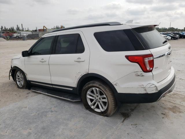 1FM5K7D82GGC55495 - 2016 FORD EXPLORER XLT WHITE photo 2