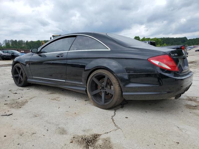 WDDEJ79X18A013363 - 2008 MERCEDES-BENZ CL 65 AMG BLACK photo 2