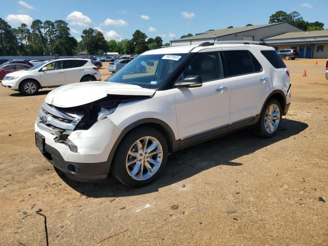 1FM5K7D83FGA45325 - 2015 FORD EXPLORER XLT WHITE photo 1