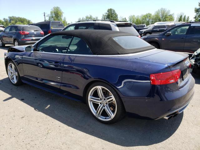 WAUVGAFH2EN012713 - 2014 AUDI S5 PRESTIGE BLUE photo 2