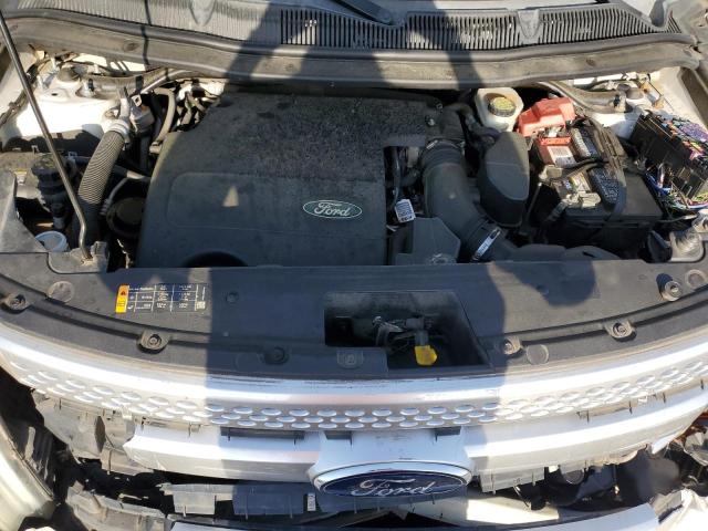 1FM5K7D85FGB06545 - 2015 FORD EXPLORER XLT WHITE photo 12