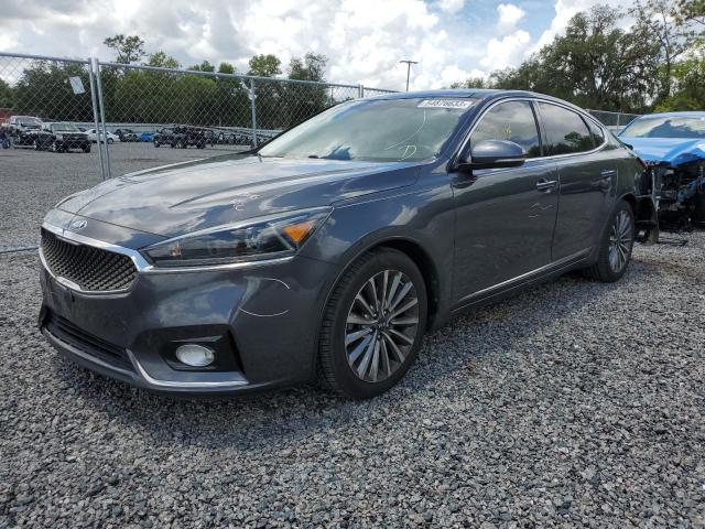 KNALC4J16H5080726 - 2017 KIA CADENZA PREMIUM GRAY photo 1