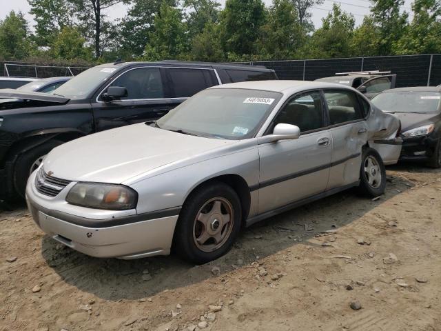 2G1WF52E939313310 - 2003 CHEVROLET IMPALA SILVER photo 1