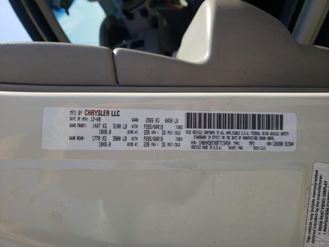 1A8HX58T09F715454 - 2009 CHRYSLER ASPEN LIMITED 奶油色 照片 13