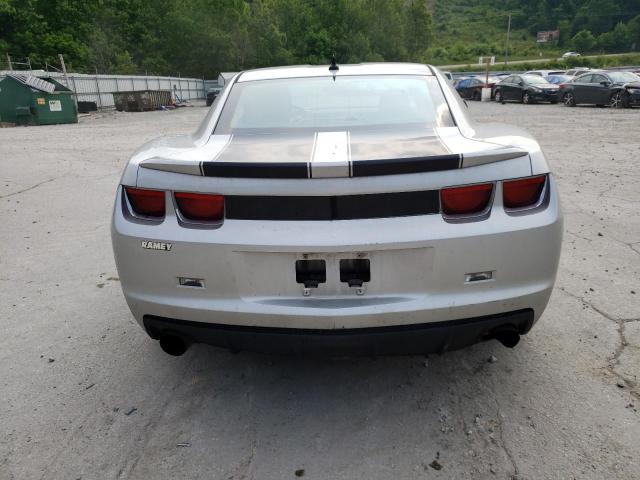 2G1FE1E37D9123268 - 2013 CHEVROLET CAMARO LS SILVER photo 6