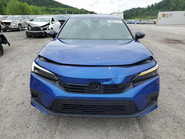 2HGFE2F57RH535749 - 2024 HONDA CIVIC SPORT BLUE photo 5