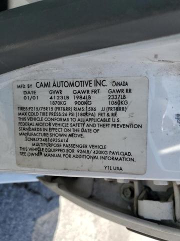 2CNBJ734816935414 - 2001 CHEVROLET TRACKER ZR2 白色 照片 13