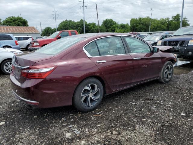 1HGCR2F36GA216117 - 2016 HONDA ACCORD LX MAROON photo 3