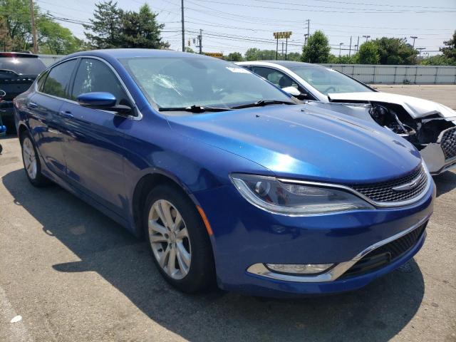 1C3CCCCGXFN510404 - 2015 CHRYSLER 200 C BLUE photo 4