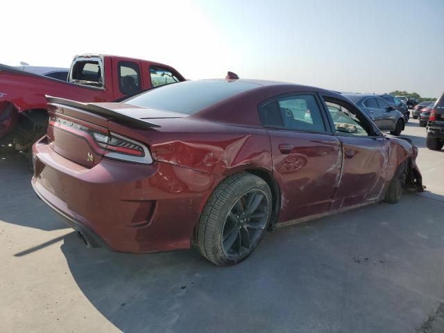 2C3CDXGJ9KH688978 - 2019 DODGE CHARGER SCAT PACK RED photo 3