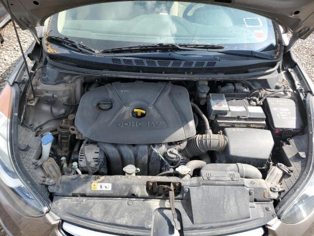 5NPDH4AE9DH416827 - 2013 HYUNDAI ELANTRA GLS GRAY photo 11