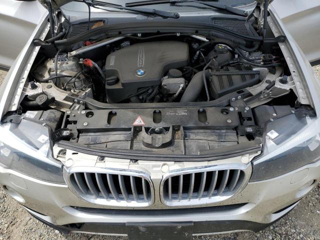 5UXWX9C51F0D49597 - 2015 BMW X3 XDRIVE28I SILVER photo 12