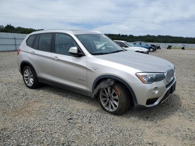 5UXWX9C51F0D49597 - 2015 BMW X3 XDRIVE28I SILVER photo 4