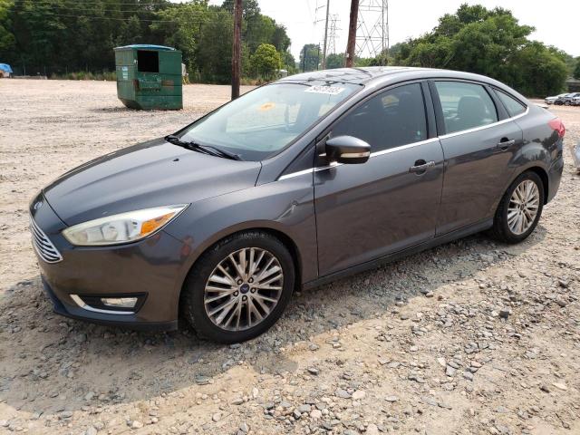 1FADP3J27FL238813 - 2015 FORD FOCUS TITANIUM GRAY photo 1