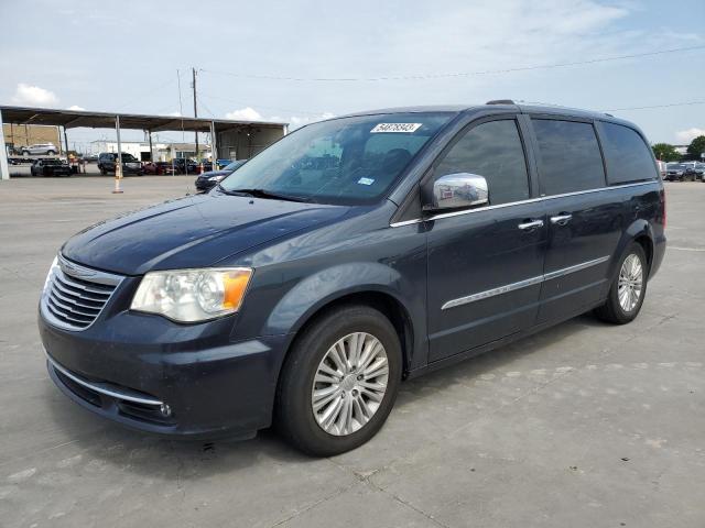 2C4RC1GG6DR779889 - 2013 CHRYSLER TOWN & COU LIMITED BLUE photo 1