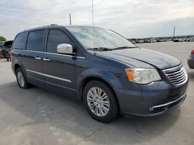 2C4RC1GG6DR779889 - 2013 CHRYSLER TOWN & COU LIMITED BLUE photo 4