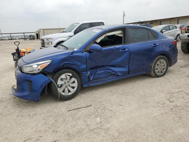 3KPA24AD1LE318535 - 2020 KIA RIO LX BLUE photo 1