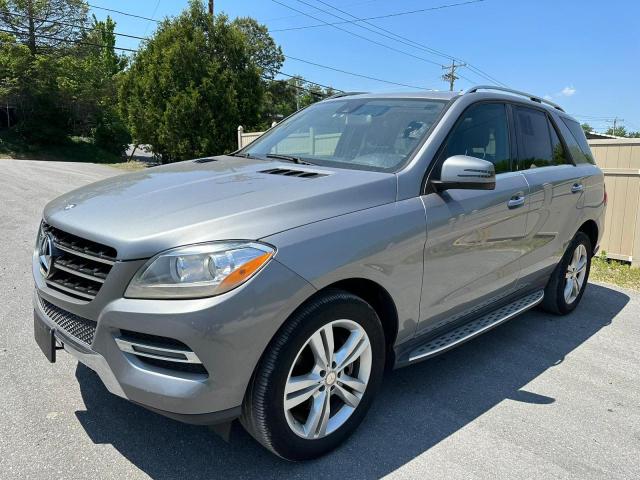 4JGDA5HB9FA615517 - 2015 MERCEDES-BENZ ML 350 4MATIC SILVER photo 1