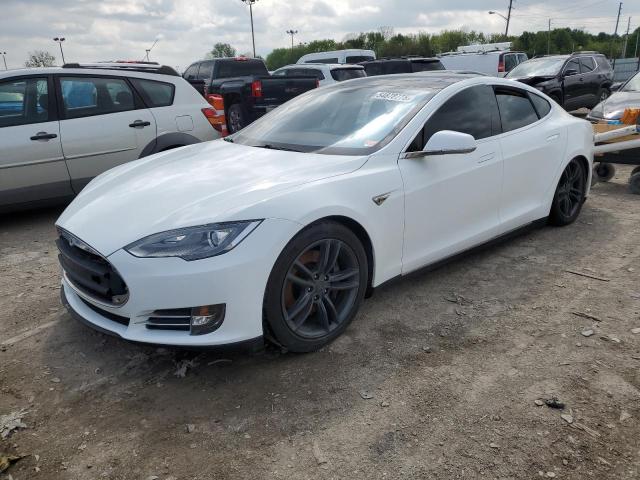5YJSA1CG4DFP14791 - 2013 TESLA MODEL S WHITE photo 1
