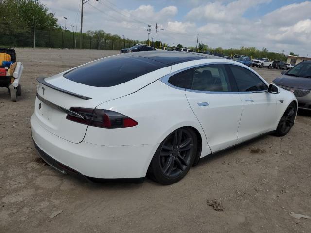 5YJSA1CG4DFP14791 - 2013 TESLA MODEL S WHITE photo 3