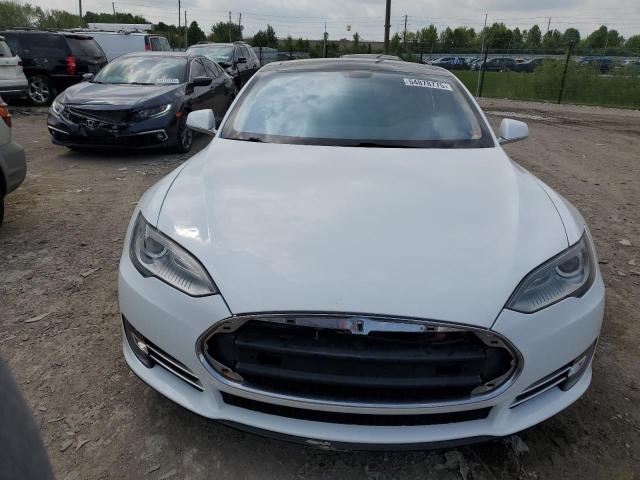 5YJSA1CG4DFP14791 - 2013 TESLA MODEL S WHITE photo 5