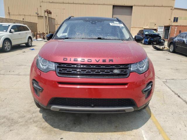 SALCR2BG9HH690782 - 2017 LAND ROVER DISCOVERY HSE RED photo 5