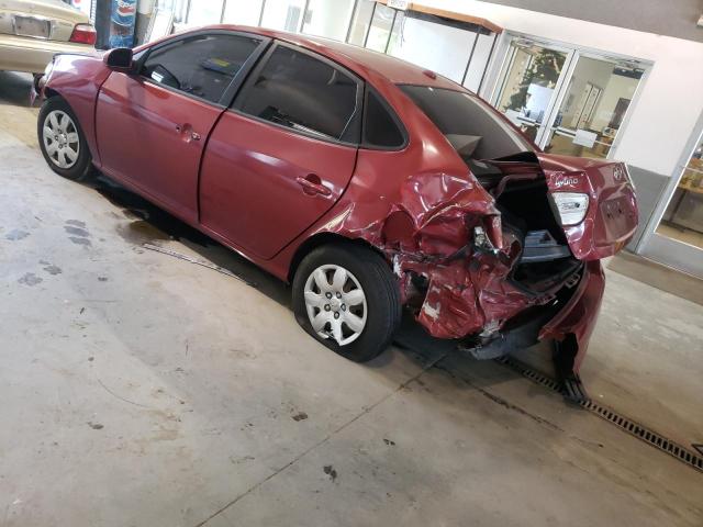 KMHDU46D58U315576 - 2008 HYUNDAI ELANTRA GLS RED photo 2