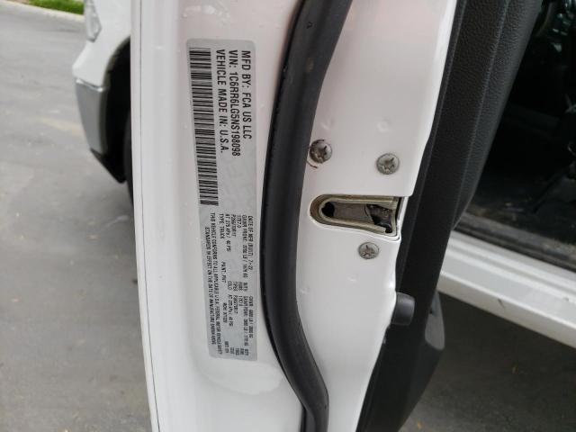 1C6RR6LG5NS198098 - 2022 RAM 1500 CLASS SLT თეთრი ფოტო 12