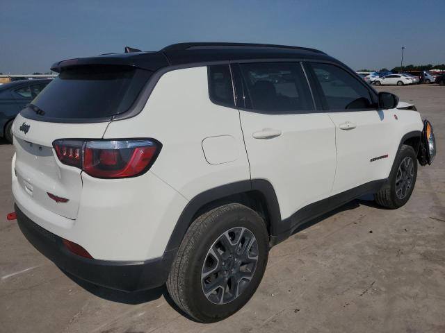 3C4NJDDB3KT617839 - 2019 JEEP COMPASS TRAILHAWK WHITE photo 3