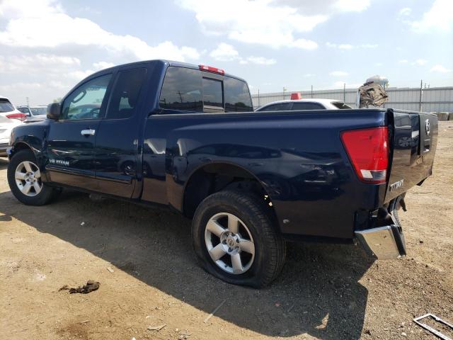 1N6BA06A26N567132 - 2006 NISSAN TITAN XE BLUE photo 2