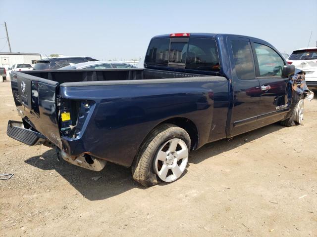 1N6BA06A26N567132 - 2006 NISSAN TITAN XE BLUE photo 3