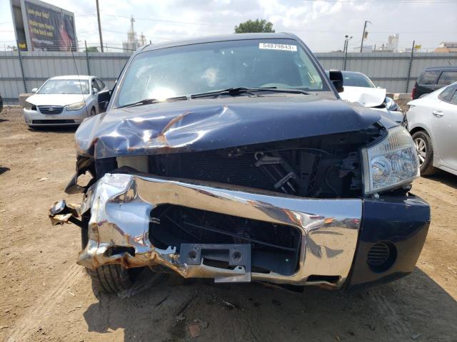 1N6BA06A26N567132 - 2006 NISSAN TITAN XE BLUE photo 5