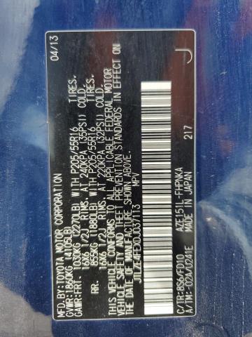 JTLZE4FEXDJ037113 - 2013 TOYOTA SCION XB BLUE photo 14